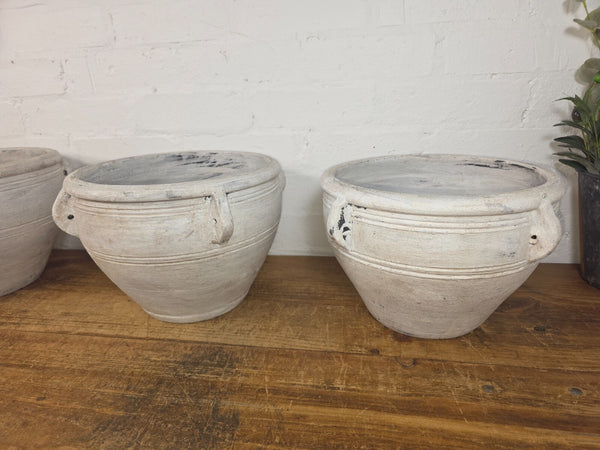Rustic Hand Made Terracotta Clay Urn Planter Plant Pot