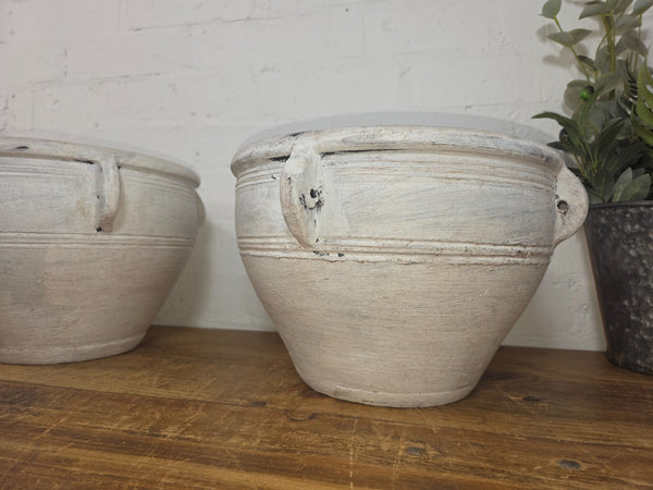Rustic Hand Made Terracotta Clay Urn Planter Plant Pot