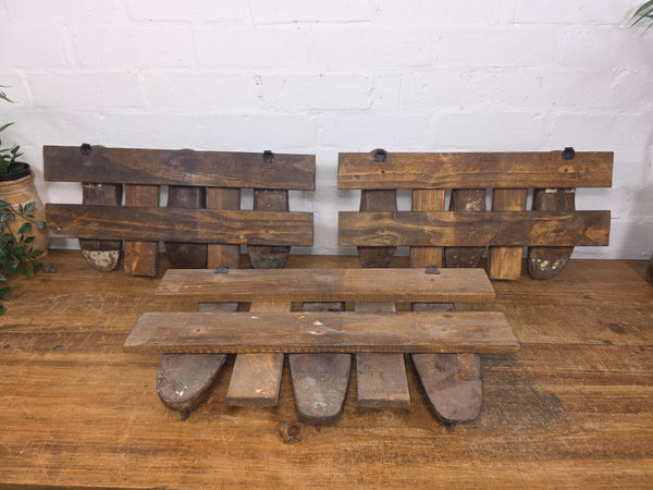 Reclaimed Rustic Hand Made Cobblers Shoe Last Coat Hooks