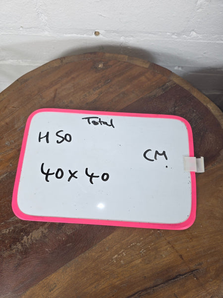 Rustic Reclaimed Hand Made Solid Wooden Barrel Side Bedside Table Plant Stand