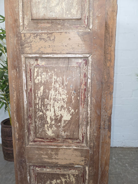 Vintage Reclaimed Indian Glazed Wooden Free Standing Kitchen Drinks Cabinet