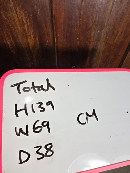 Vintage Indian Glazed Colonial Wooden Kitchen Bathroom Drinks Display Cabinet