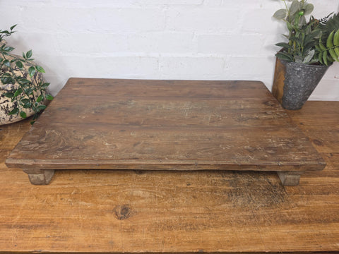 Old Vintage Rustic Wabi Sabi Primitive Indian Wooden Chopping Serving Pata Board