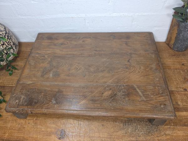 Old Vintage Rustic Wabi Sabi Primitive Indian Wooden Chopping Serving Pata Board