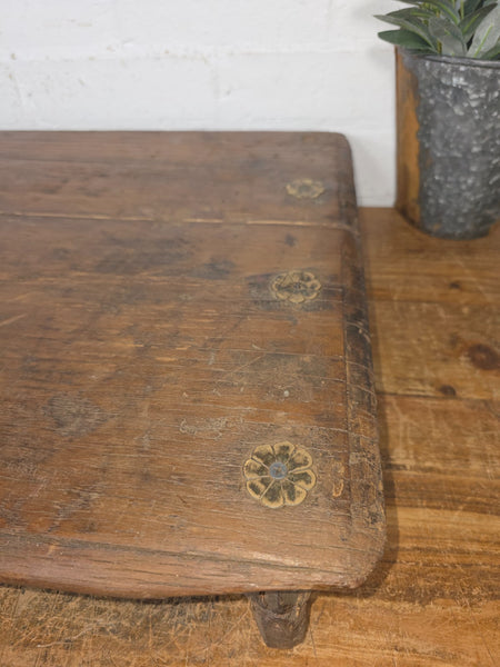 Old Vintage Rustic Wabi Sabi Primitive Indian Wooden Chopping Serving Pata Board