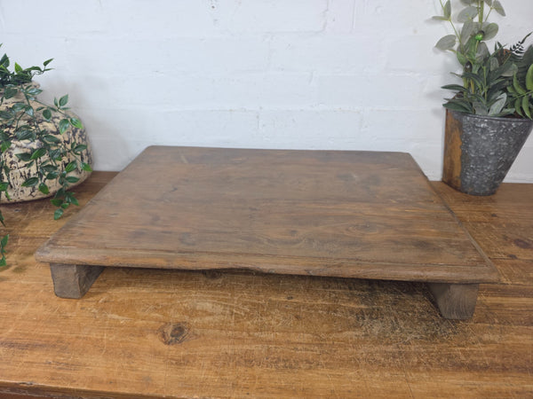 Old Vintage Rustic Wabi Sabi Primitive Indian Wooden Chopping Serving Pata Board