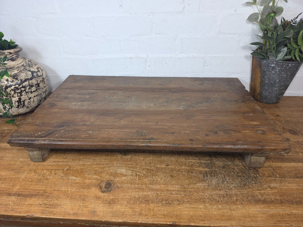 Old Vintage Rustic Wabi Sabi Primitive Indian Wooden Chopping Serving Pata Board