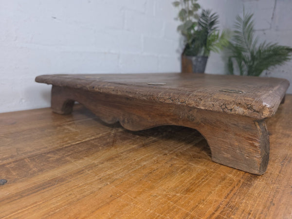 Old Vintage Rustic Wabi Sabi Primitive Indian Wooden Chopping Serving Pata Board