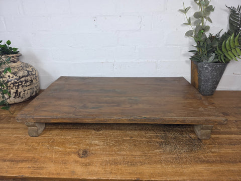 Old Vintage Rustic Wabi Sabi Primitive Indian Wooden Chopping Serving Pata Board