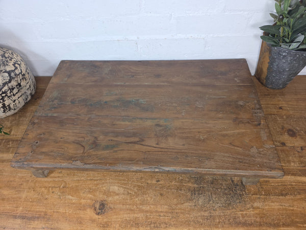 Old Vintage Rustic Wabi Sabi Primitive Indian Wooden Chopping Serving Pata Board