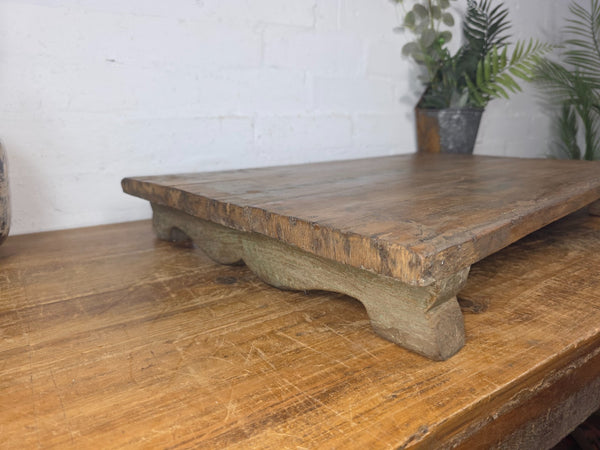 Old Vintage Rustic Wabi Sabi Primitive Indian Wooden Chopping Serving Pata Board