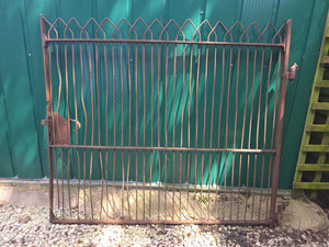 Antique Victorian Blacksmiths Estate Made Wrough Iron Pedestrian Farm Gate