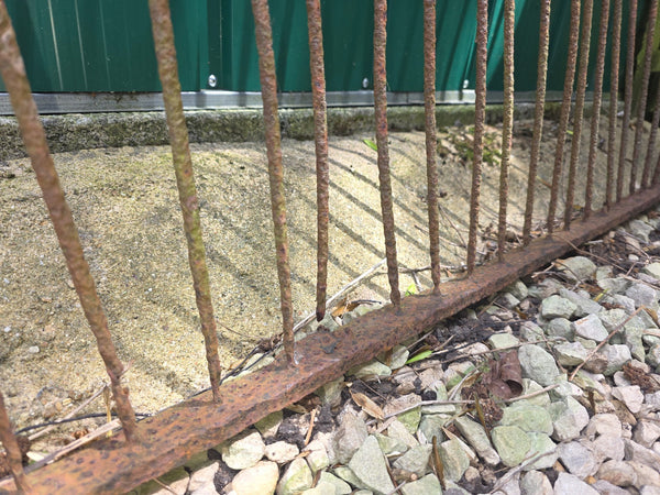 Antique Victorian Blacksmiths Estate Made Wrough Iron Pedestrian Farm Gate
