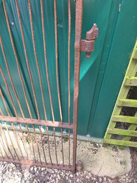 Antique Victorian Blacksmiths Estate Made Wrough Iron Pedestrian Farm Gate