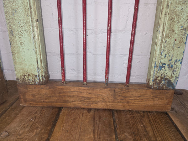 Old Pair Vintage Reclaimed Indian Wooden Iron Saloon Doors Shutters Garden Gates