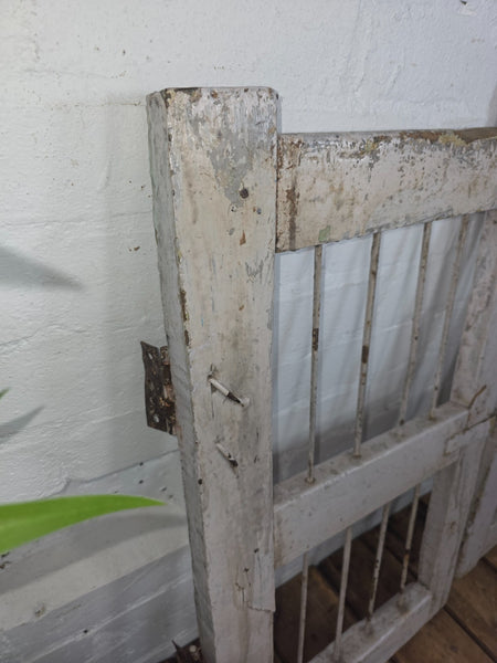 Old Pair Vintage Reclaimed Indian Wooden Iron Saloon Doors Shutters Garden Gates
