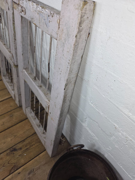 Old Pair Vintage Reclaimed Indian Wooden Iron Saloon Doors Shutters Garden Gates
