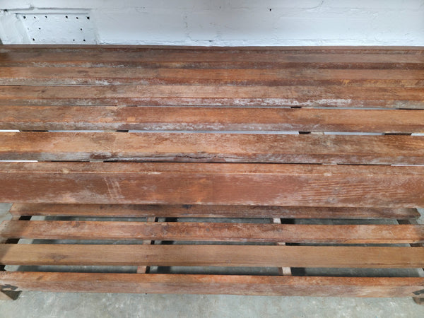 Vintage Rustic Large Solid Wooden Bakers Cobblers Racking Shelving Bookcase