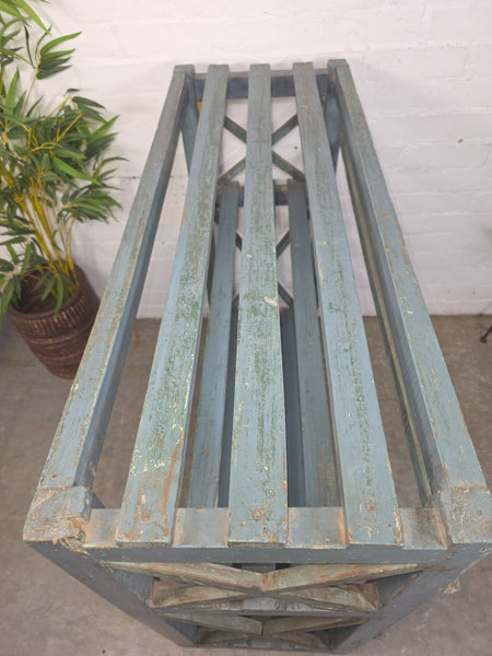 Vintage Rustic Solid Wooden Bakers Cobblers Racking Shelving Bookcase Shoe Rack