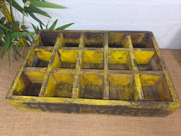 Vintage Original Wooden Soda Drinks Advertising Crate Wall Display Shelf