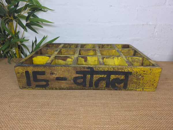Vintage Original Wooden Soda Drinks Advertising Crate Wall Display Shelf