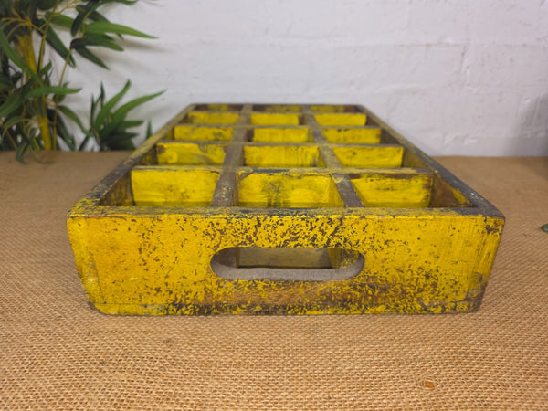 Vintage Original Wooden Soda Drinks Advertising Crate Wall Display Shelf