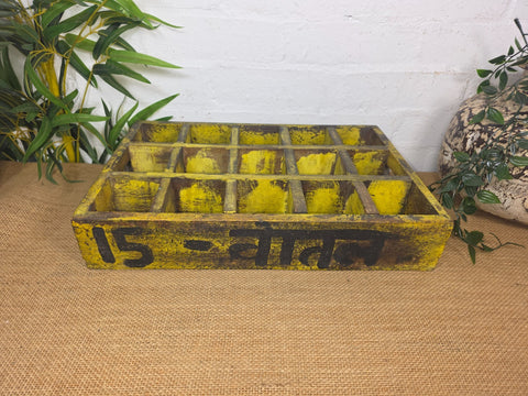 Vintage Original Wooden Soda Drinks Advertising Crate Wall Display Shelf