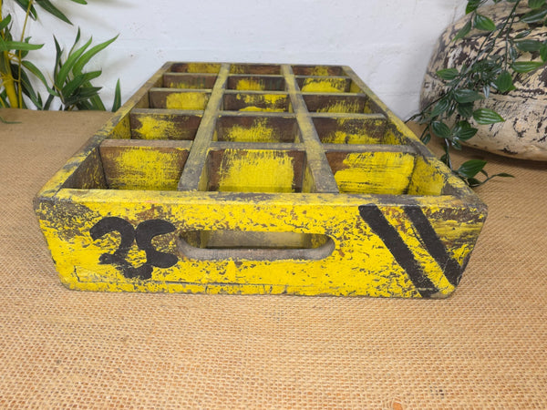 Vintage Original Wooden Soda Drinks Advertising Crate Wall Display Shelf