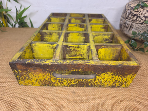 Vintage Original Wooden Soda Drinks Advertising Crate Wall Display Shelf