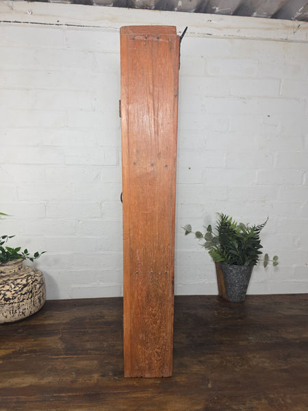 Vintage Indian Colonial Wooden Glazed Shop Display Bathroom Kitchen Wall Cabinet