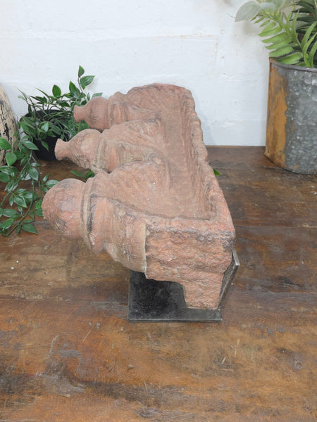 Very Old Indian Antique Carved Stone Oil Lamp Diya