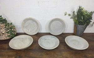 Rustic Wabi Sabi Solid Marble Stone Dish Plate Bowl