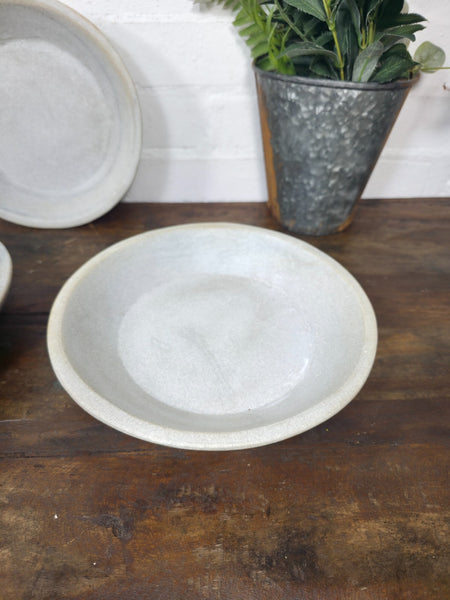 Rustic Wabi Sabi Solid Marble Stone Dish Plate Bowl