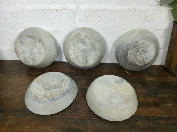 Rustic Wabi Sabi Solid Marble Stone Dish Plate Bowl