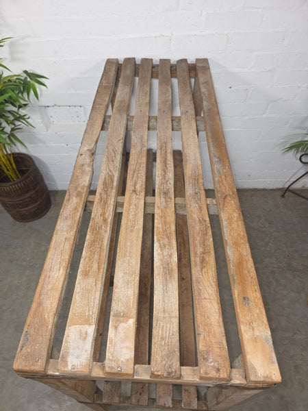 Vintage Rustic Solid Wooden Bakers Cobblers Racking Shelving Shoe Rack Bookcase