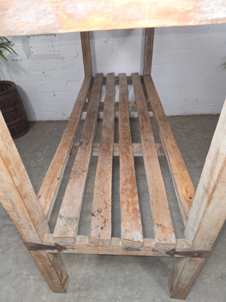 Vintage Rustic Solid Wooden Bakers Cobblers Racking Shelving Shoe Rack Bookcase