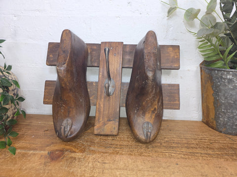 Reclaimed Rustic Hand Made Cobblers Shoe Last Coat Hooks