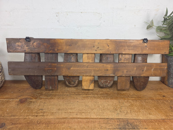 Reclaimed Rustic Hand Made Cobblers Shoe Last Coat Hooks