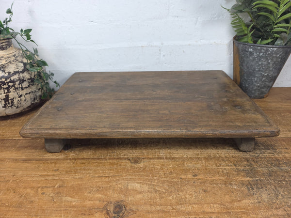 Old Vintage Rustic Wabi Sabi Primitive Indian Wooden Chopping Serving Pata Board
