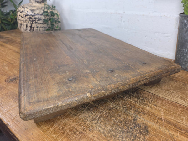 Old Vintage Rustic Wabi Sabi Primitive Indian Wooden Chopping Serving Pata Board