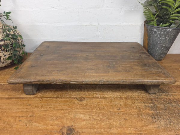 Old Vintage Rustic Wabi Sabi Primitive Indian Wooden Chopping Serving Pata Board