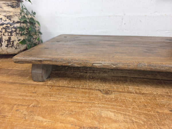 Old Vintage Rustic Wabi Sabi Primitive Indian Wooden Chopping Serving Pata Board