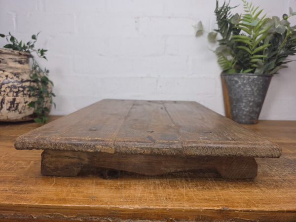 Old Vintage Rustic Wabi Sabi Primitive Indian Wooden Chopping Serving Pata Board