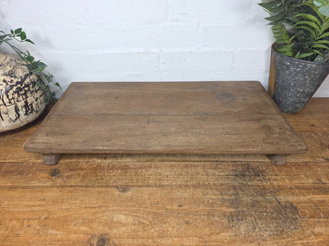 Old Vintage Rustic Wabi Sabi Primitive Indian Wooden Chopping Serving Pata Board