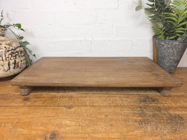Old Vintage Rustic Wabi Sabi Primitive Indian Wooden Chopping Serving Pata Board