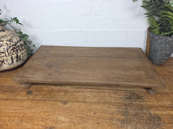 Old Vintage Rustic Wabi Sabi Primitive Indian Wooden Chopping Serving Pata Board