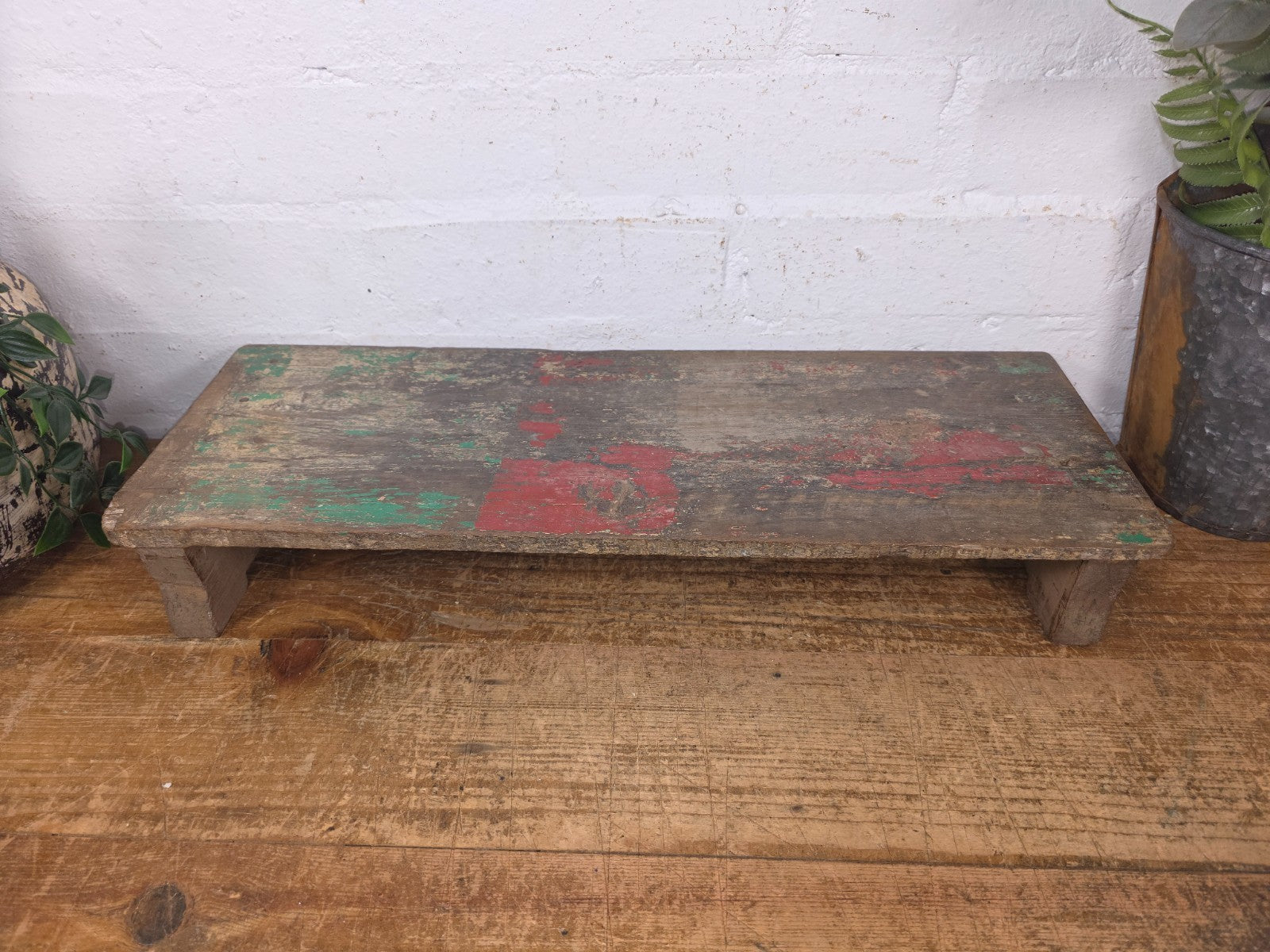 Old Vintage Rustic Wabi Sabi Primitive Indian Wooden Chopping Serving Pata Board