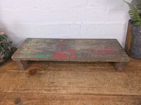 Old Vintage Rustic Wabi Sabi Primitive Indian Wooden Chopping Serving Pata Board