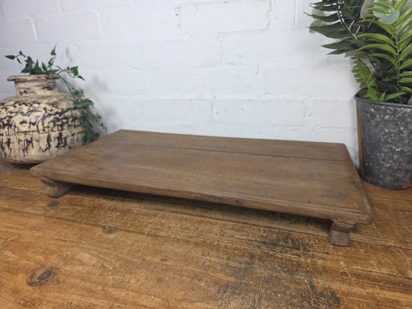 Old Vintage Rustic Wabi Sabi Primitive Indian Wooden Chopping Serving Pata Board