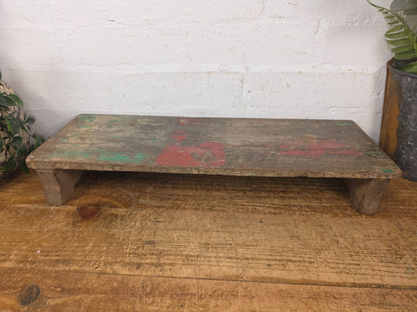 Old Vintage Rustic Wabi Sabi Primitive Indian Wooden Chopping Serving Pata Board